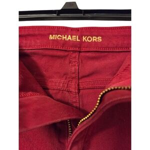 Michael Kors Red Ankle & Cropped Jeans